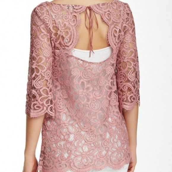 NWT BB Dakota Lace Cherlin Lace Top - Picture 2 of 15